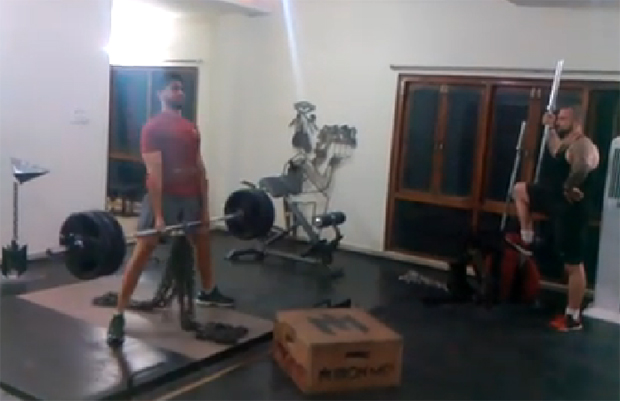 Watch It: Naga Chaitanyas Sumo Dead Lift!