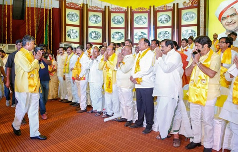 Naidu elected as TDP National President