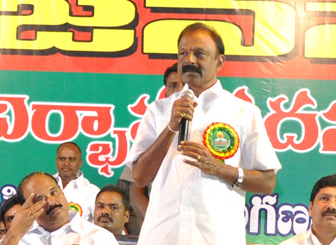Raghuveera Reddy Demands for Rayalaseema dist