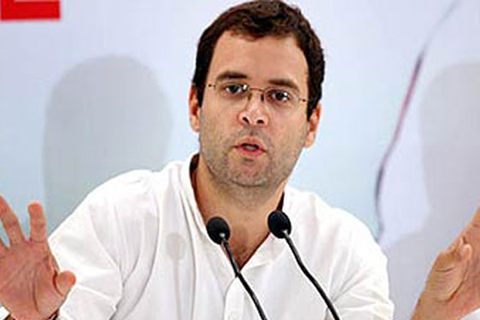 Rahul gandhi on Kiran kumar Reddy