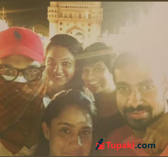 Bunny with wife @ Charminar