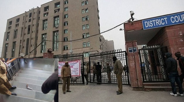 కోర్టులోనే కాల్చేశారు