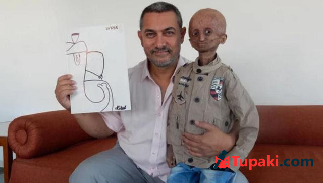 Superstar meets Fan suffering from Progeria