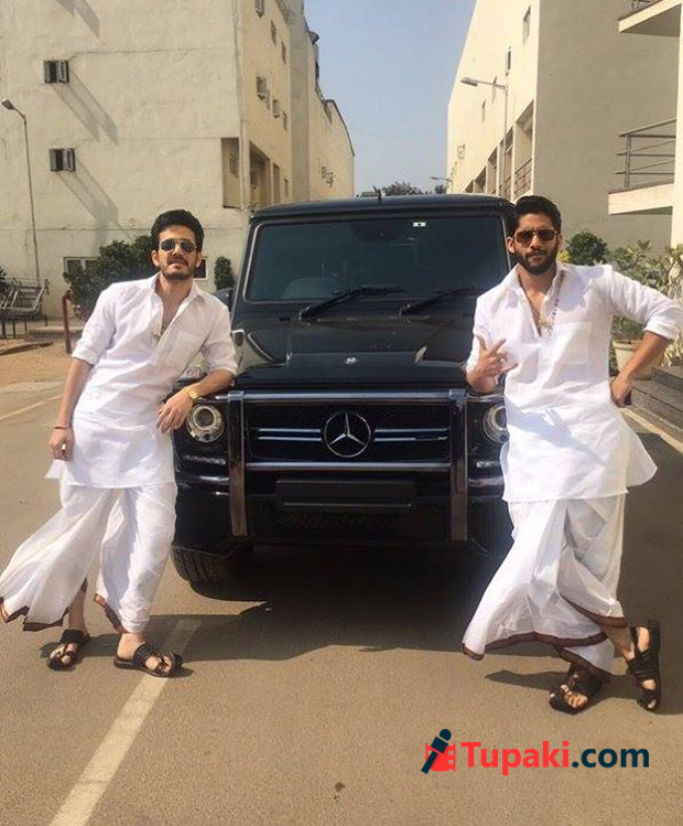 Photo Story: Akhil & Chaitu In Soggadu Dhotis