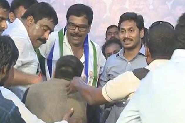 Anam With His Son Joins YSRCP