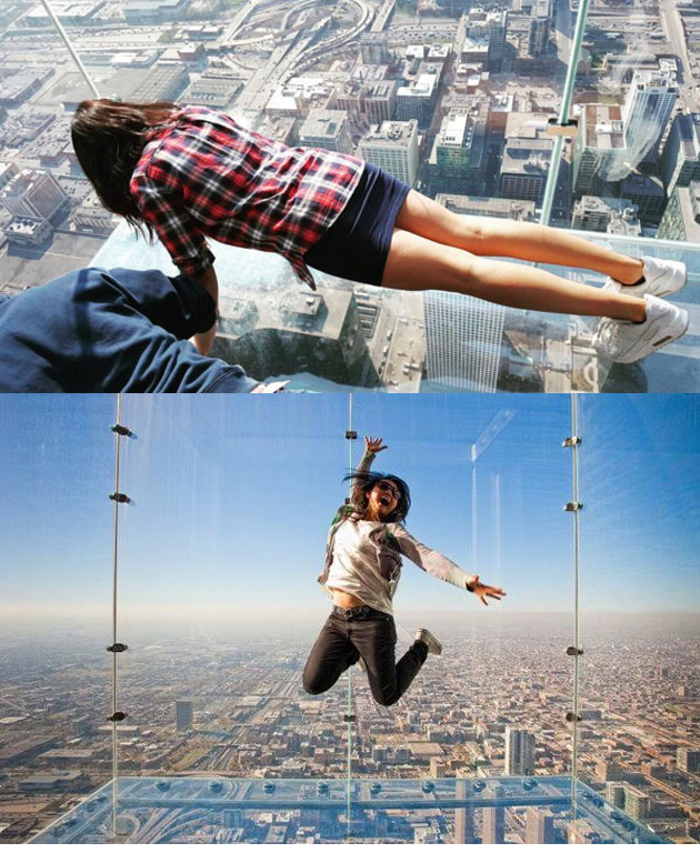 Caught on cam: Reginas Workout at 103rd Floor!