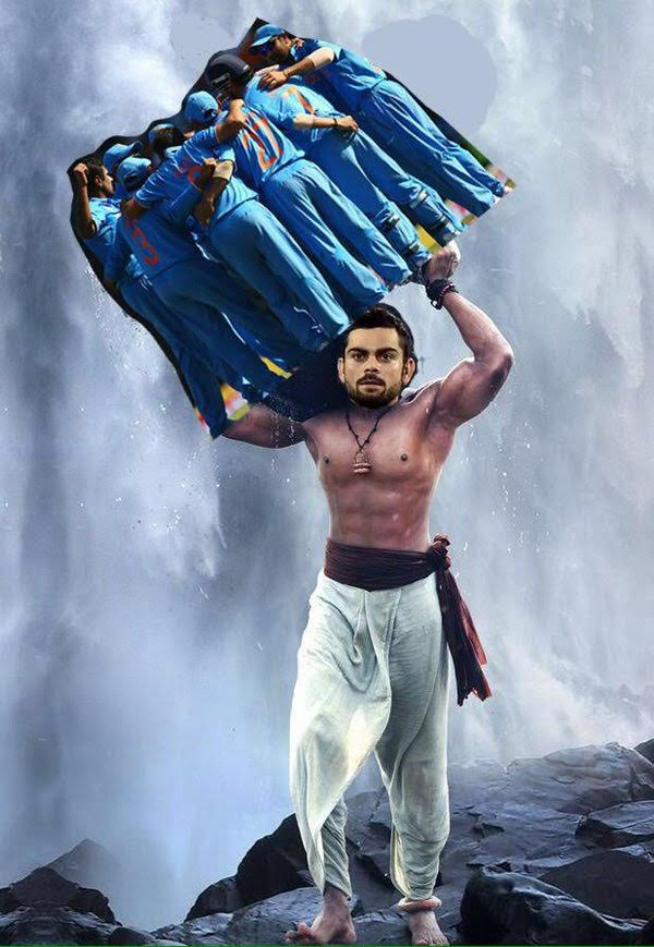 Pic Of The Day: When Kohli turned into Baahubali?