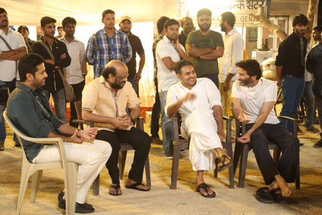 Caught on cam: Pawan Kalyan on the sets of A..Aa!