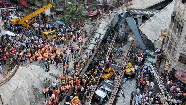 Jagan Name Dragged Into Kolkata Flyover Collapse