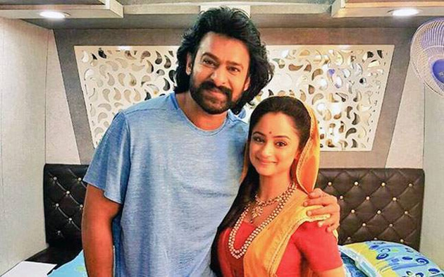 Seetha strikes a pose with Baahubali