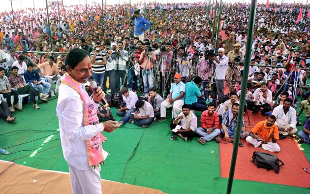 Telangana is indebted to HIM: KCR