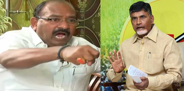 Babu fires on MLA over Foul Language Babu fires on MLA over Foul Language