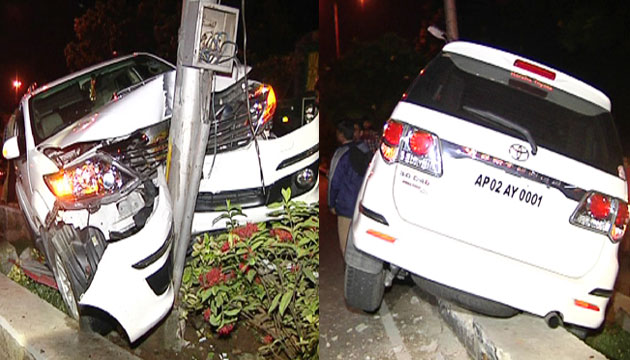 బాలయ్య కారుకు డివైడర్ అంటే ముద్దా?