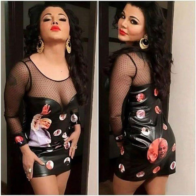 OMG: Rakhi Sawants Narendra Modi dress!