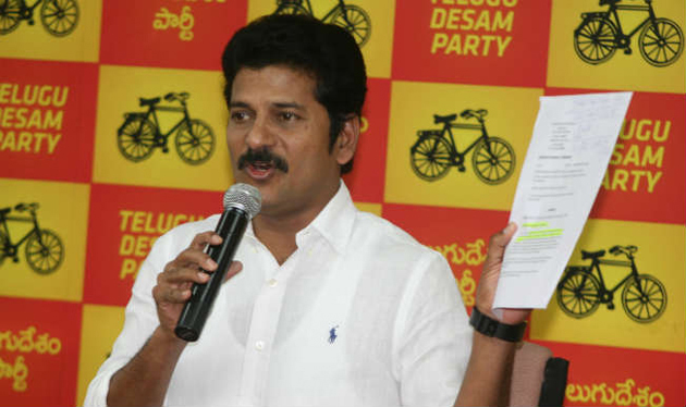 Revanth Reddy highlights Rs 50 cr Theory