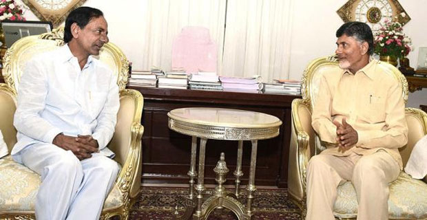 What Video Clip did KCR showed to Naidu?