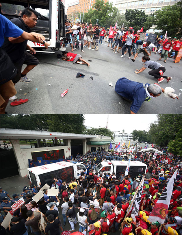 People are crushed like Ants here!