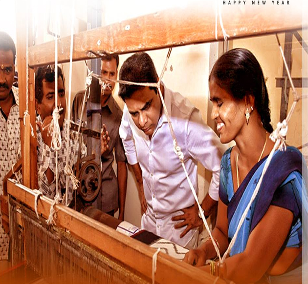 కేటీఆర్ చేనేత ‘షో’ మొదలైందోచ్..