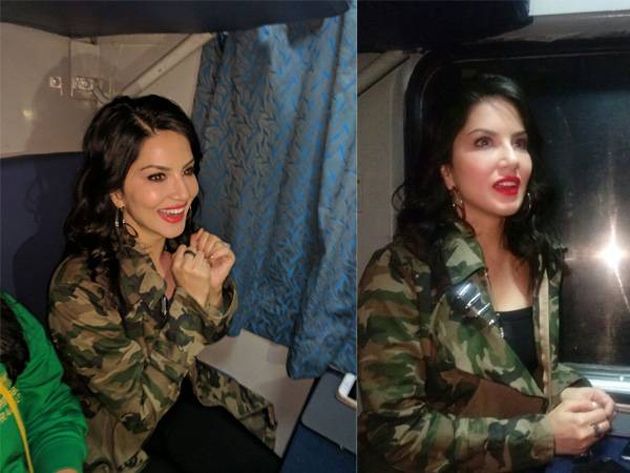 పరదా చాటున సన్నీ.. భయంభయంగా