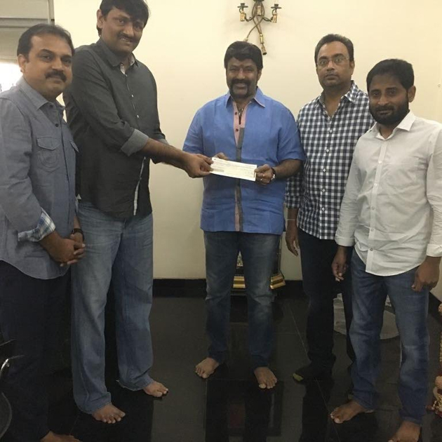 Balayya accepts Janatha Garage Fund