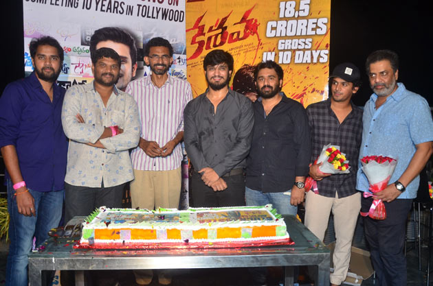 Nikhil celebrates a decade in Telugu Cinema!