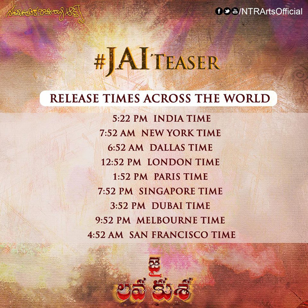 Jai Lava Kusa Sets A New Trend! Jai Lava Kusa Sets A New Trend!