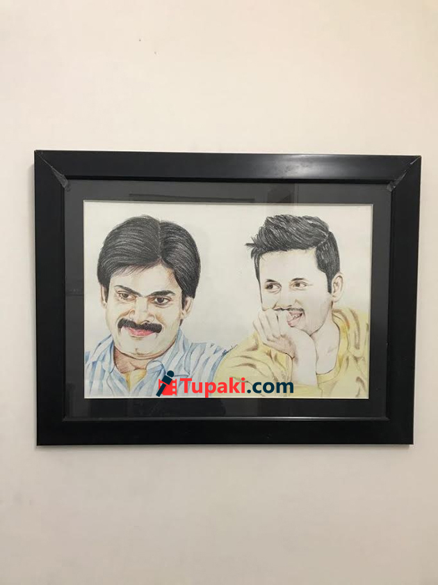 PKs Hand-Drawn Portrait in Heros Office