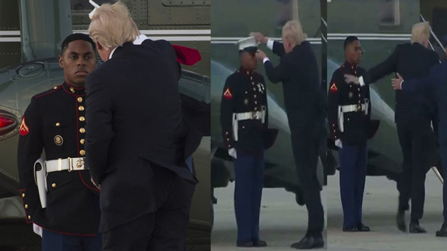 Watch: Trump wins hearts for the first time!