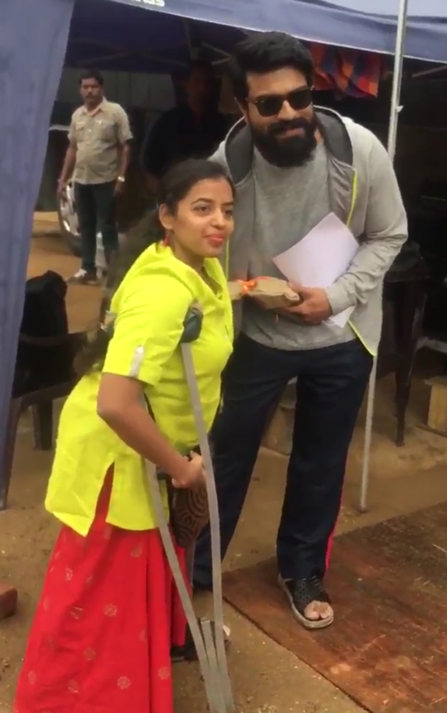 Charan Makes His Special Fan Happy