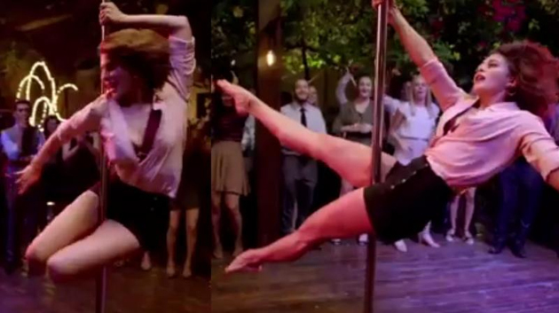 Jacqueline Does Pole Dance