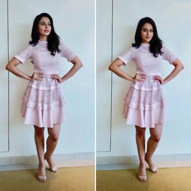 Photo Story: Rakul in Pink makes you stare!