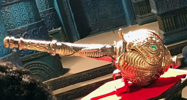 Mighty Balayya To Hold DVSK Mace In NTR Getup