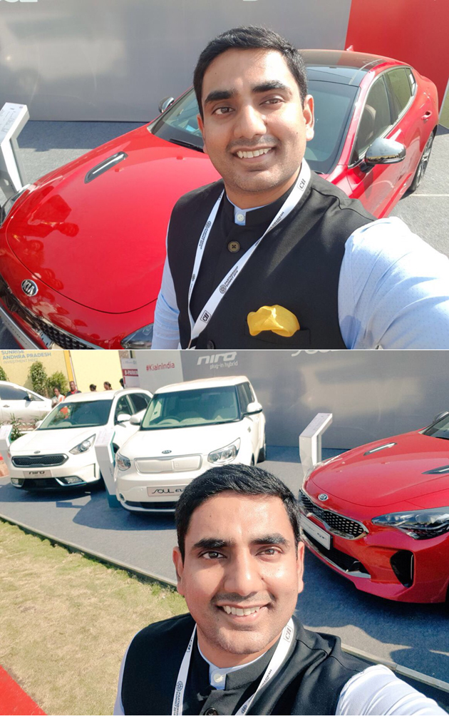 ఫ్యూచ‌ర్ మేడిన్ ఏపీ కారుతో సెల్ఫీ