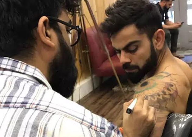 Pic Of The Day: Virat Kohli Getting Inked! Pic Of The Day: Virat Kohli Getting Inked!