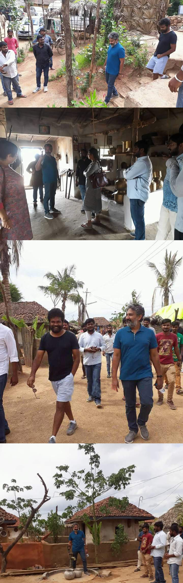 Why is Rajamouli Going To Rangastalam Sets?