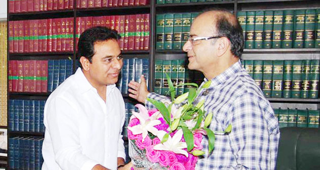 శబాష్ కేటీఆర్‌.. జైట్లీ మ‌న‌సును గెలుచుకున్నావు