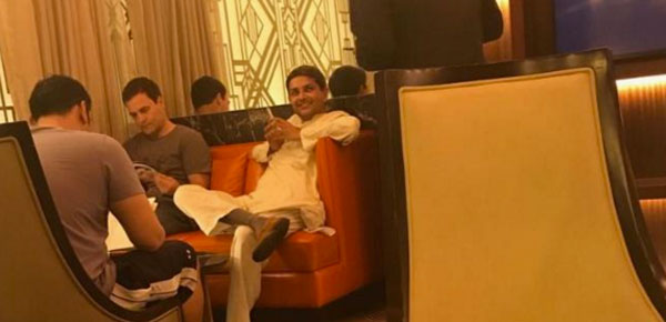 Pic Of The Day: Rahul Turns Movie Buff!