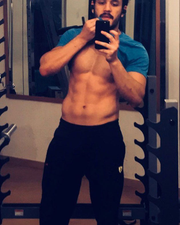 Photo Story: Akhil Shows Off His Fit Body