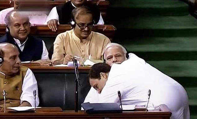 మోడీకి రాహుల్ హ‌గ్ వెనుక అస‌లు క‌థ ఇదేన‌ట‌!