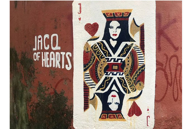 Fan Scares Heroine With Graffiti Outside Her Home