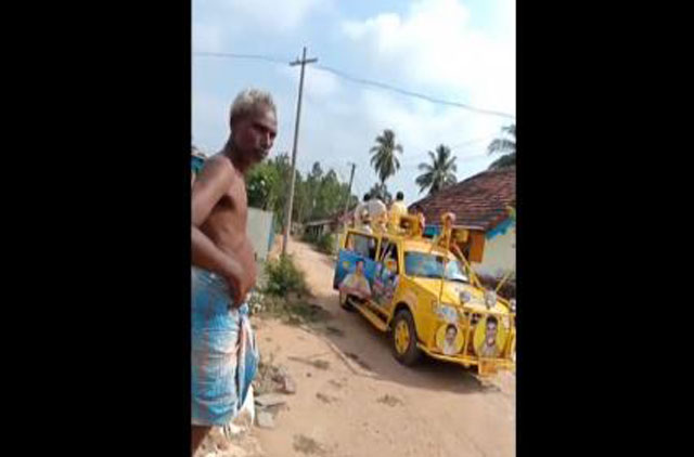 Shocking Road Show By TDP Candidate