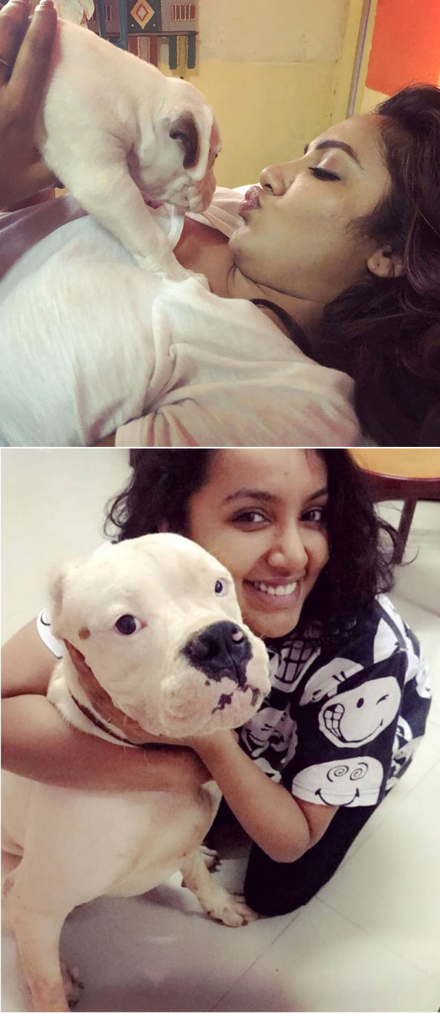 టైసన్ కు కిస్ ఇస్తున్న మిస్ తేజస్వి!