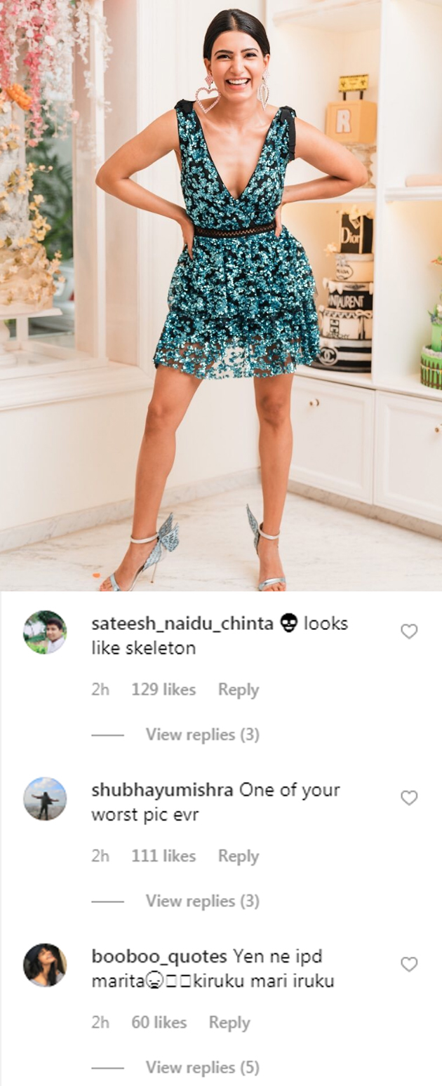 ఫోటో స్టోరీ: సామ్‌ హాట్‌ లుక్‌ పై ఘాటు కామెంట్స్‌