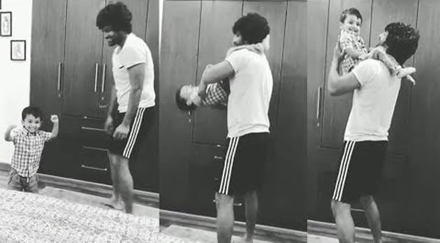 Watch: Nani Plays With Son...Wife Shares It!