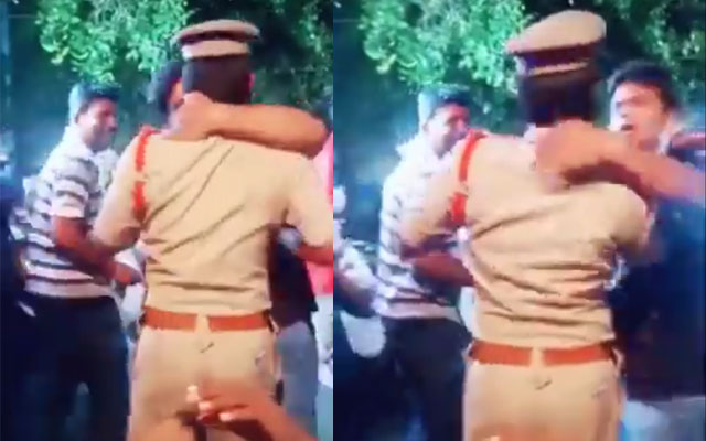 పోలీస్ కే ముద్దిచ్చాడు.. తర్వాత ఏమైందంటే.?