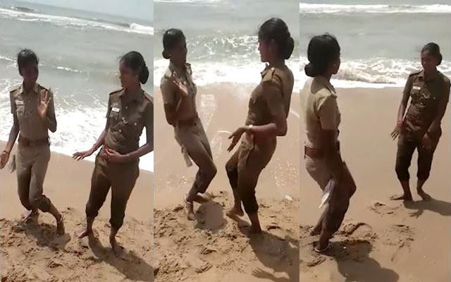 మహిళా పోలీస్ ‘టిక్ టాక్’.. వీడియో వైరల్
