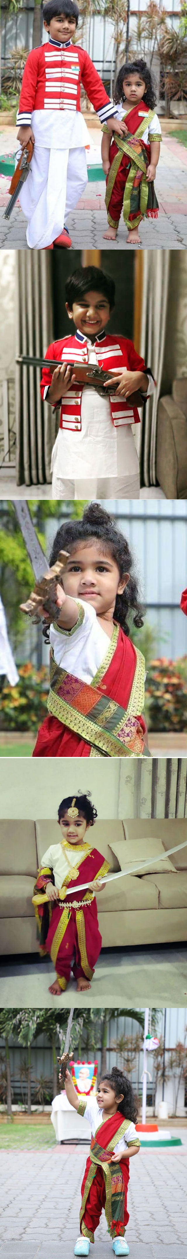 ల‌వ్ లీ బ్రిటీష‌ర్.. క్యూట్ ఝాన్సీ రాణి