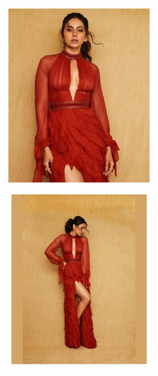 Photo Story: Rakuls Stunning Deep-V In Transparent Dress! Photo Story: Rakuls Stunning Deep-V In Transparent Dress!