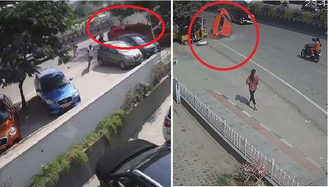 రూ.1000 ఫైన్‌...బ‌యోడైవ‌ర్సిటీ కారు ప్ర‌మాదంలో ట్విస్ట్‌