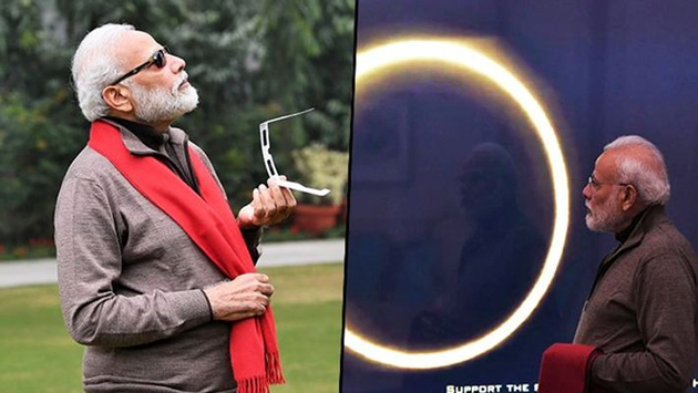 Modi Failed To Witness The Solar Eclipse